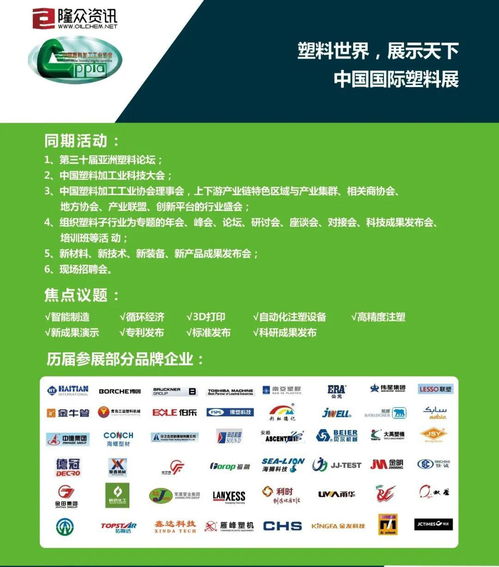 2020中国国际塑料展 新材料技术推广服务引领行业创新升级